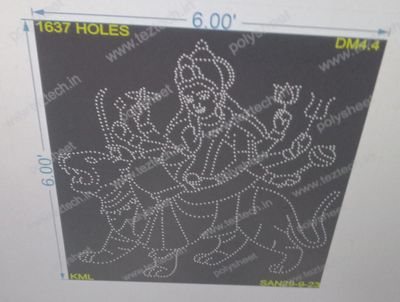 DM4.4 DEVI MATA 2 PART 6X6 FEET 1637 HOLES