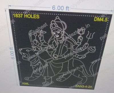 DM4.5 DEVI MATA 2 PARTS 6X6 FEET 1837 HOLES