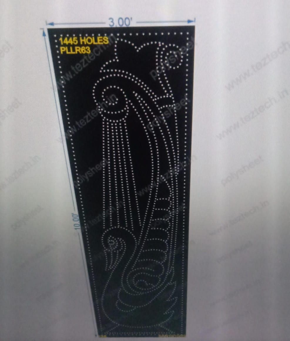 PLLR63 PILLAR 10X3 FEET 1445HOLES