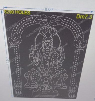 DM7.3 DEVI MATA  4 PARTS 10.5X8 FEET 5290 HOLES