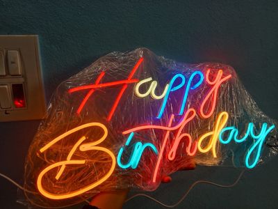 (NB5) HAPPY BIRTHDAY NEON BOARD