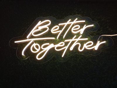 (NB6) BETTER TOGETHER NEON BOARD