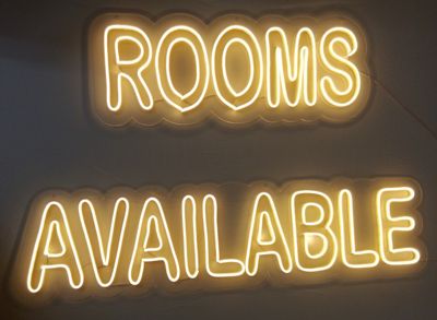 (NB34) ROOM AVAILBALE NEON BOARD
