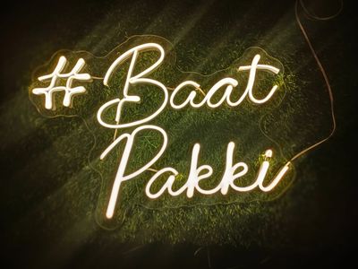 (NB33) BAAT PAKKI NEON BOARD