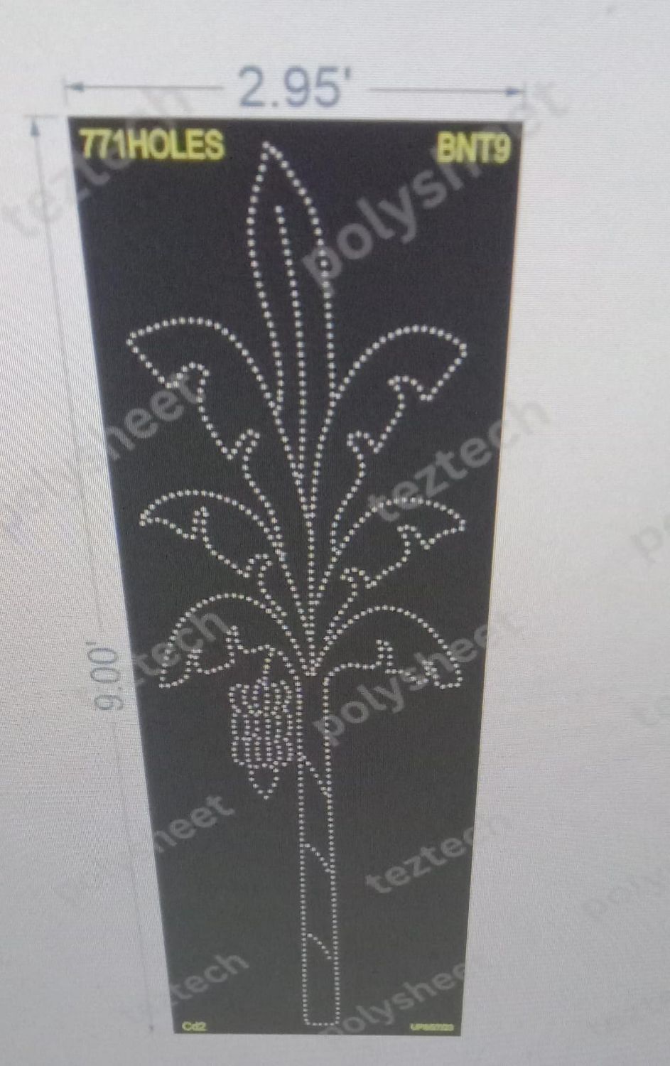 BNT9 BANANA TREE 9X3 FEET 771 HOLES