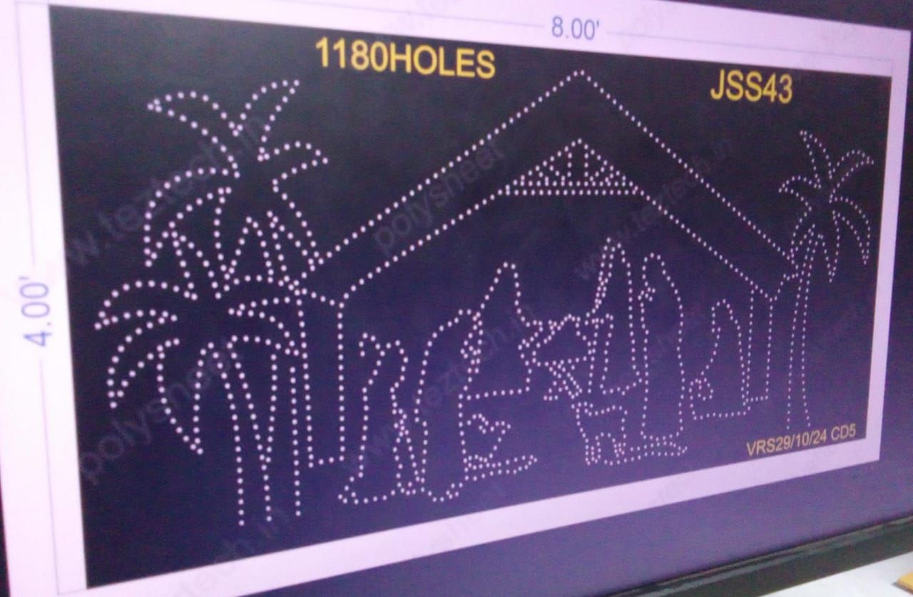 JSS43 NATIVITY OF JESUS 1 PART 4X8 FEET 1180 HOLES