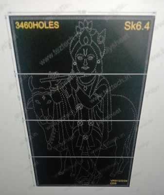 SK6.4 KRISHNA BHAGVAN 16X10 FEET 3460 HOLES
