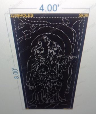 SK38 RADHA KRISHNA 8X4 FEET 2209 HOLES