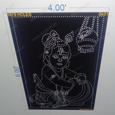 SK31 KRISHNA 4X6 FEET 1879 HOLES