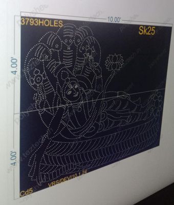 SK25 SHREE KRISHNA 8X10 FEET 3793HOLES (2 PARTS)