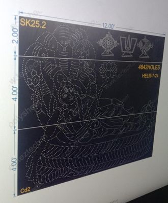 SK25.2 KRISHNABHAGWAN 10X12 FEET 4842 HOLES (3 PARTS)