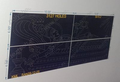 SK15.2 SHREE KRISHNA 8X20FEET 3127 HOLES (4PARTS)
