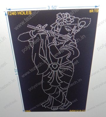 SK19 SHREE KRISHNA 5.5X3.5 FEET 1240 HOLES
