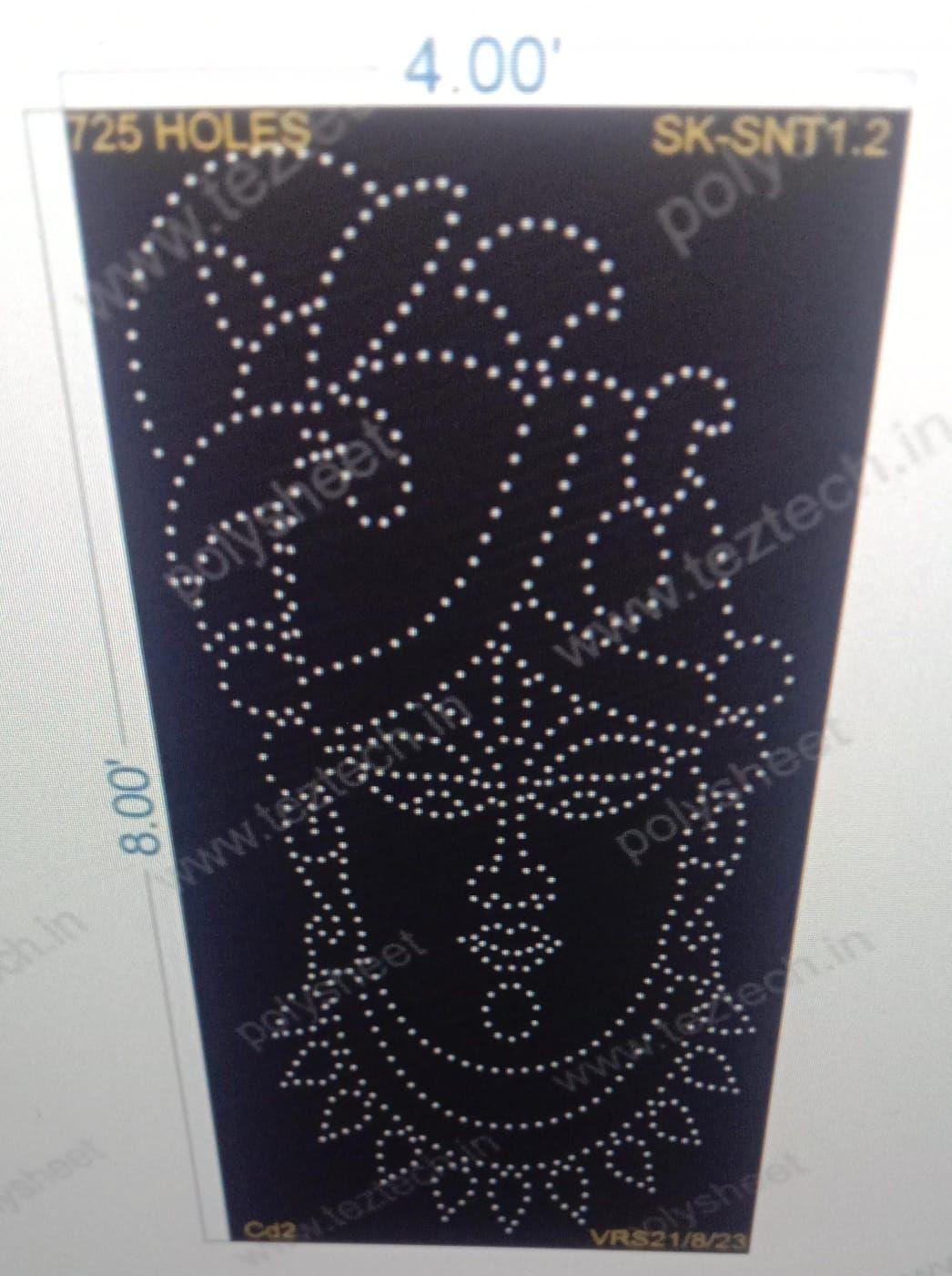 SK-SNT1.2 SHRINATHJI 8X4 FEET 725 HOLES