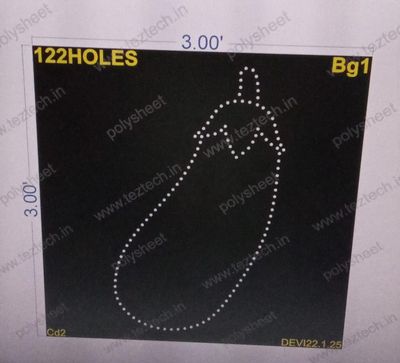 BG1 brinjal  1 PART 3X3 FEET 122 HOLES