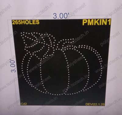 PMKIN1 PUMPKIN 1 PART 3X3 FEET 265 HOLES
