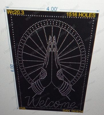 WC20.3 WELCOME 6x4FT 1516 HOLES