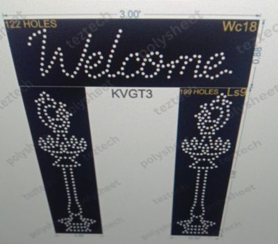 KVGT3 WELCOME GATE  520 HOLES