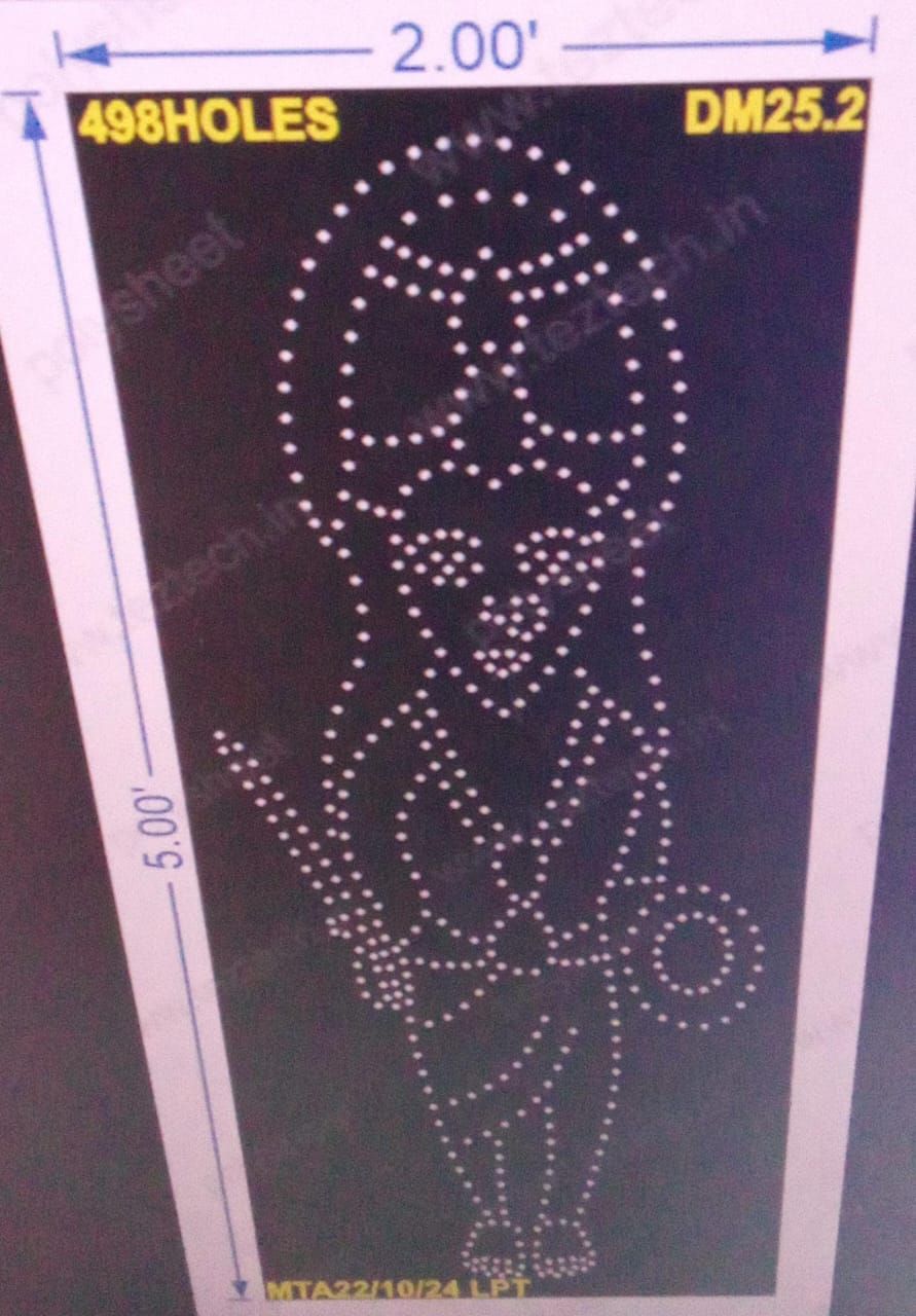 DM25.2 DEVI MATA 1 PART 5X2 FEET 498 HOLES
