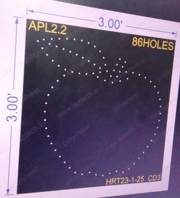APL2.2 APPLE 3X3 FEET 86 HOLES