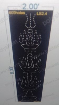 LS2.4 LAMP STAND 8X2 FT 605 HOLES