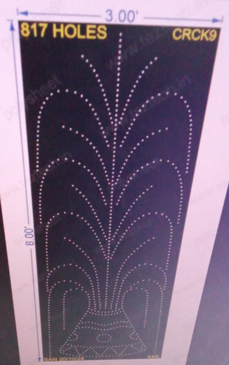 CRCK9 CRACKER 3X8 FEET 817 HOLES