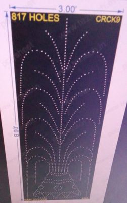 CRCK9 CRACKER 3X8 FEET 817 HOLES