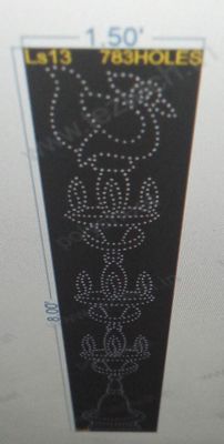 LS13 LAMP STAND 8X1.5 FEET 783 HOLES