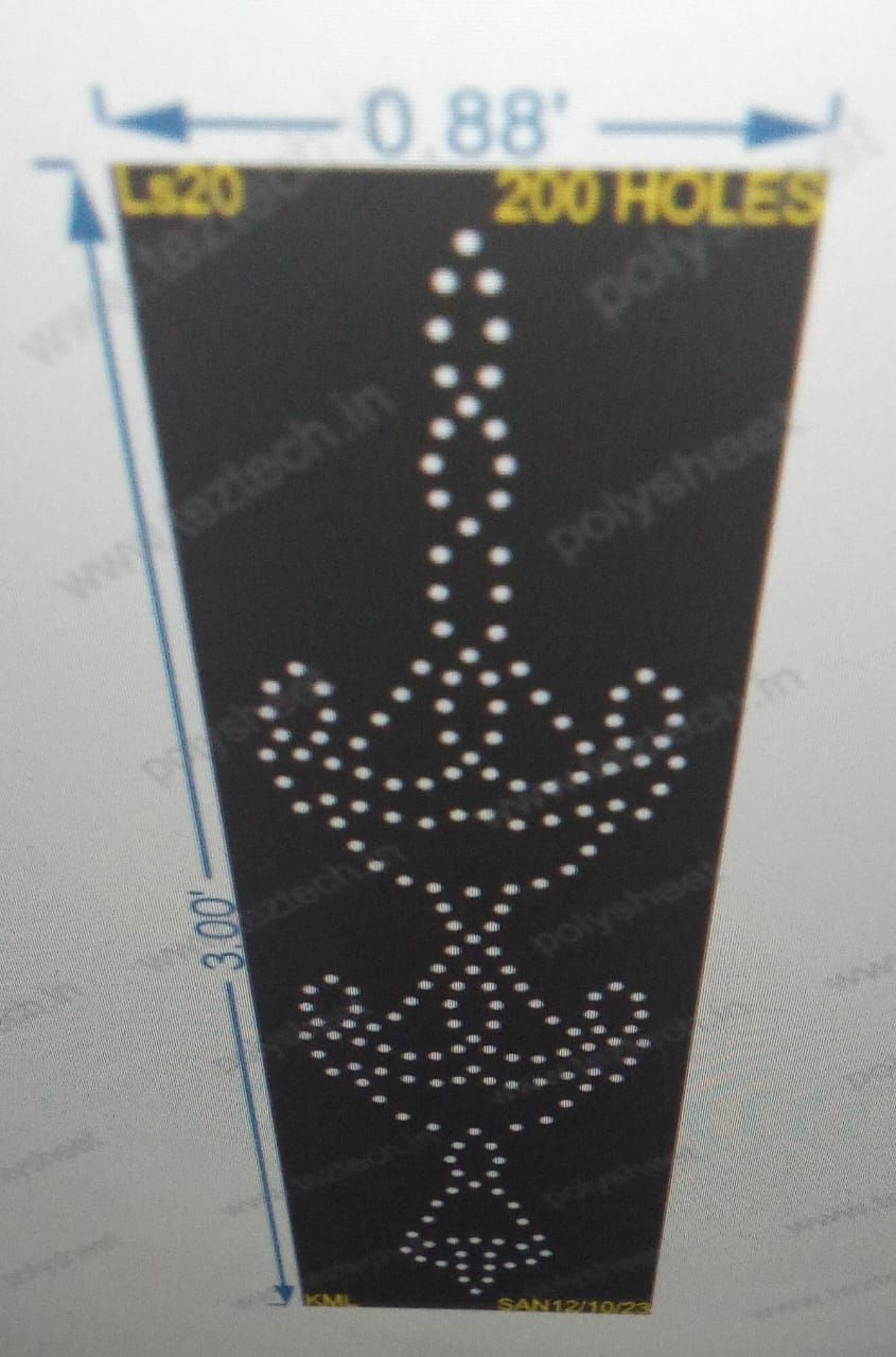 LS20 LAMP STAND 3X0.88 FEET 200HOLES