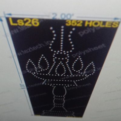 LS26 LAMP STAND 6X2 FEET 352 HOLES