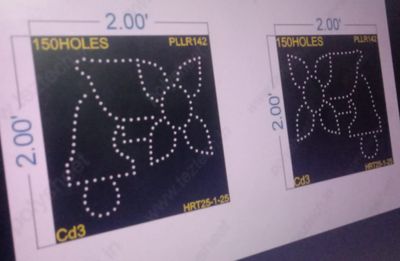 PLLR142 PILLAR 1 PART 2X2 FEET 150 HOLES