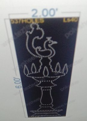 LS40 LAMP STAND 2X6  FEET 537 HOLES