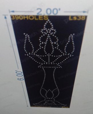 LS38 LAMP STAND 6X2 FEET 390HOLES