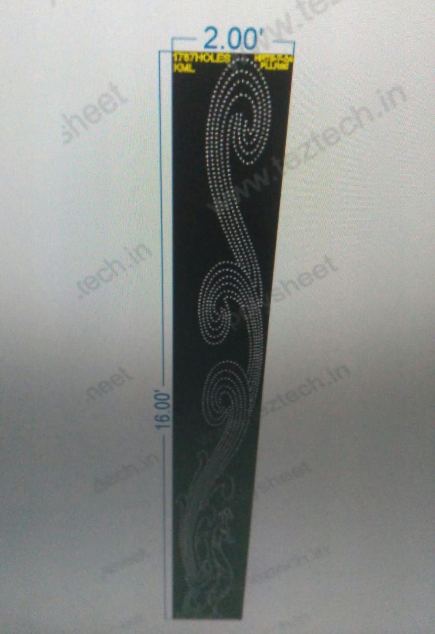 PLLR95 PILLAR 2X16 FEET 1787 HOLES