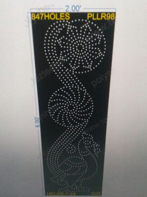 PLLR98 PILLAR 6X2 FEET 847 HOLES