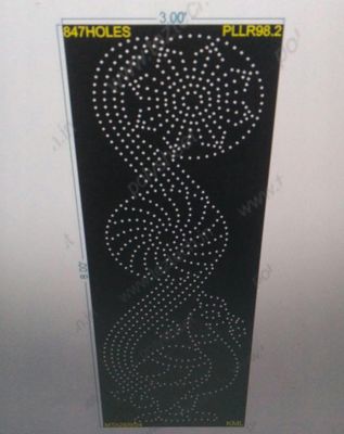 PLLR98.2 PILLAR 8X3 FEET 847 HOLES