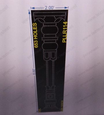 PLLR114 PILLAR 8X2 FEET 653 HOLES