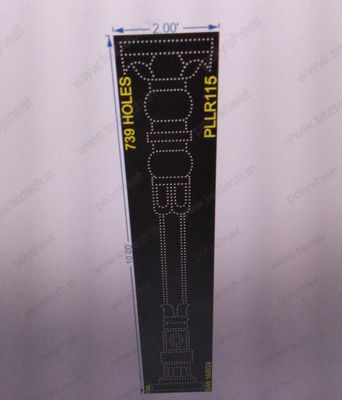PLLR115 PILLAR 10X2 FEET 739 HOLES