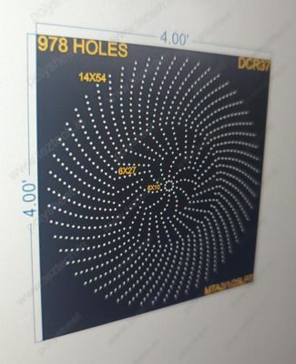 DCR37 DESIGNER CRICLE 1 PART 4X4 FEET 978 HOLES