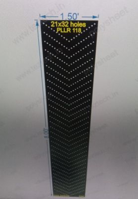 PLLR118 8X1.5 FEET 21X32HOLES  672 TOTAL HOLES