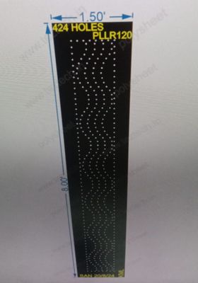 PLLR120 8X1.5 FEET 424 HOLES
