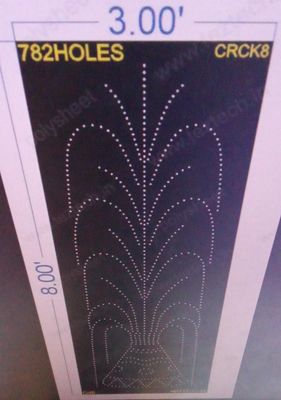 CRCK8 CRACKER 3X8 FEET 782 HOLES