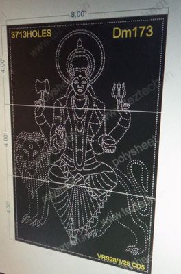 DM173 DEVI MATA 3 PART 12X8FEET 3713 HOLES (3 PARTS)