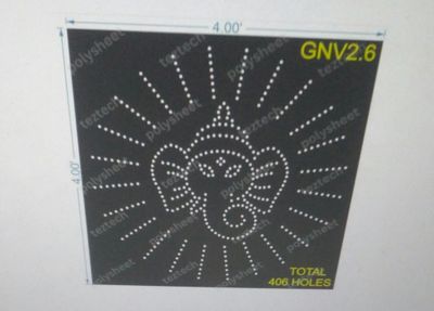 GN2.6 GANESHJI  1 PART 4X4 FEET 406 HOLES