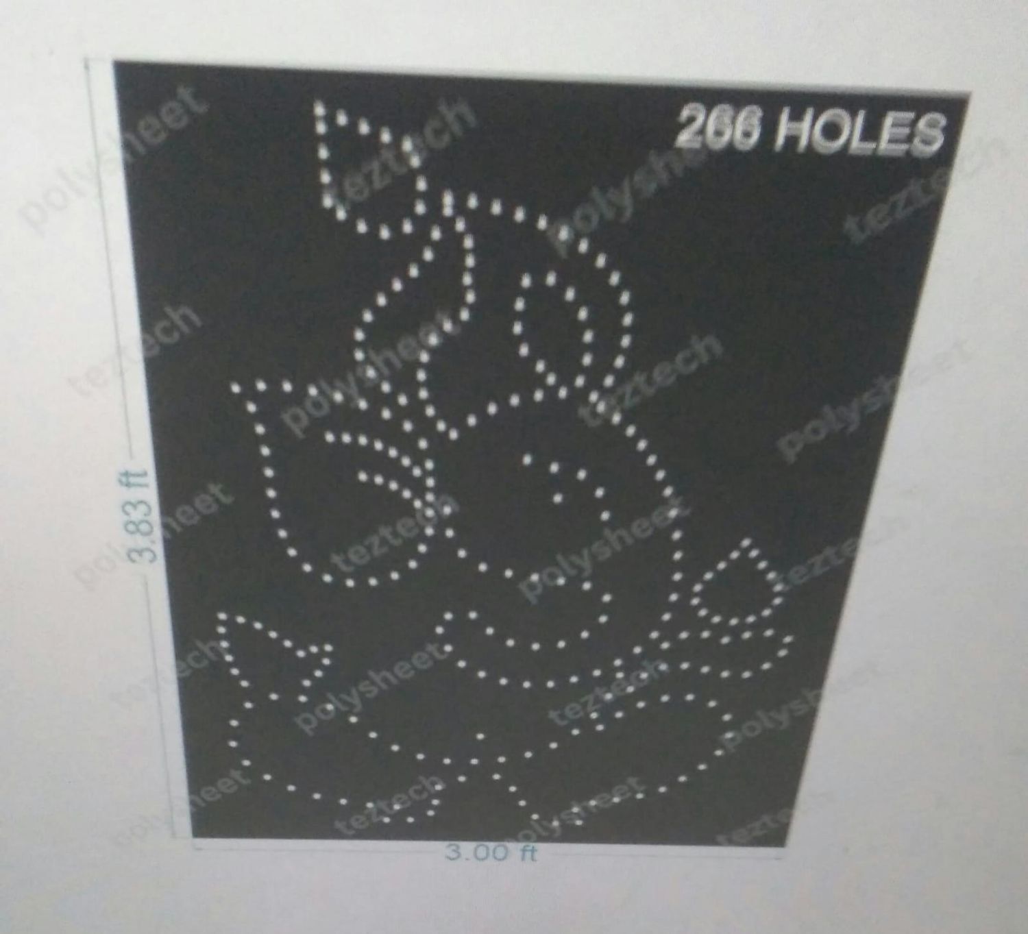 GN3 GANPATI V3 1 PART 4X3 FEET 266 HOLES