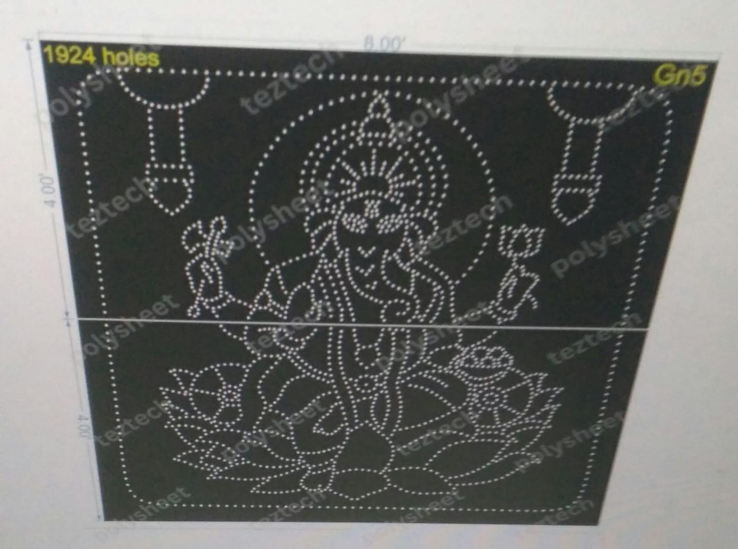 GN5	GANPATI 8X8 FEET  1924 HOLES