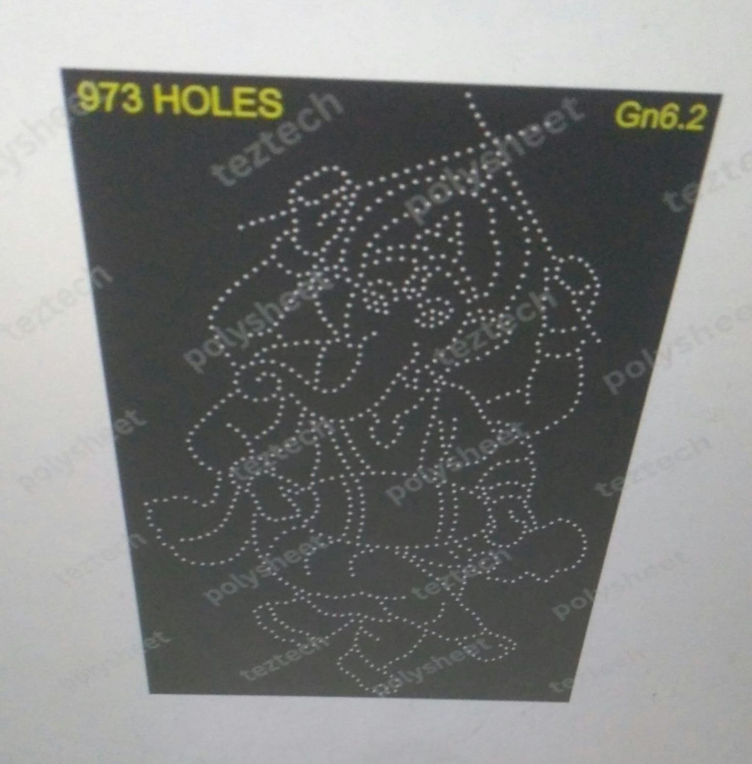GN6.2GANESHJI 12x8 FEET 973 HOLES