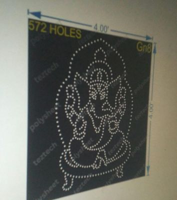 GN8  GANESHJI WITH SINHASAN 4x4 FEET 572 HOLES