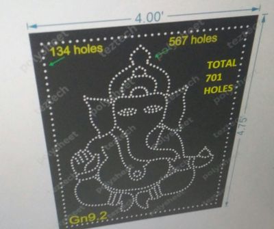 GN9.2 GANESHJI  4X4.75 FT 701 HOLES