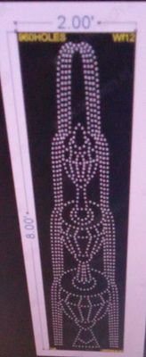 WF12 WATER FOUNTAIN 8X2 FEET 960 HOLES